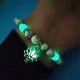 Turquoise Glowstone Lotus Protection Bracelet Turquoise Glowstone Lotus Protection Bracelet