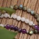 108 Beads White Agate Amethyst Protection Bracelet 108 Beads White Agate Amethyst Protection Bracelet