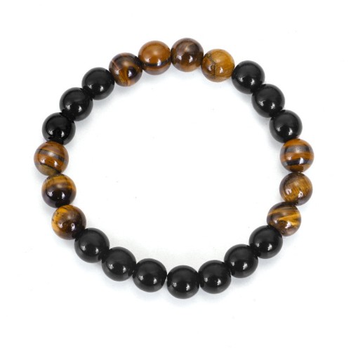 Black Onyx Tiger Eye Protection Necklace Set Black Onyx Tiger Eye Protection Necklace Set