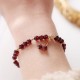 14K Gold Natural Garnet Calm Bracelet 14K Gold Natural Garnet Calm Bracelet