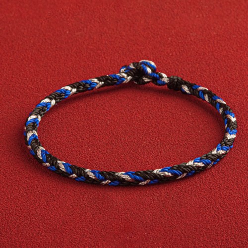 "May Prosperity Fill Your Life" Lucky Multicolored Bracelet "May Prosperity Fill Your Life" Lucky Multicolored Bracelet