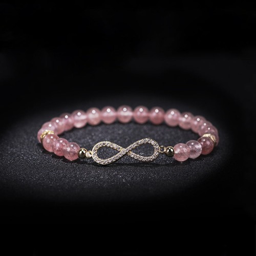 Strawberry Quartz Positivity Healing Bracelet
