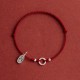 Silver Lucky Lotus Peace Bracelet