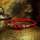 Red String Jade Fortune Knot Bracelet Red String Jade Fortune Knot Bracelet