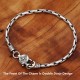 Tibetan Double Dorje Om Mani Padme Hum Strength Bracelet Tibetan Double Dorje Om Mani Padme Hum Strength Bracelet