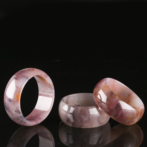 Purple Jade Happiness Protection Bangle
