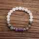 108 Beads White Agate Amethyst Protection Bracelet 108 Beads White Agate Amethyst Protection Bracelet