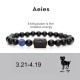 Zodiac Black Onyx Adjustable Bracelet Zodiac Black Onyx Adjustable Bracelet