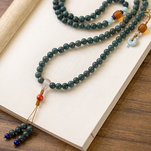 108 Beads Bodhi Seed Blessing Meditation Mala Bracelet 108 Beads Bodhi Seed Blessing Meditation Mala Bracelet