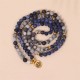 108 Mala Beads Sodalite Zebra Jasper Bracelet 108 Mala Beads Sodalite Zebra Jasper Bracelet