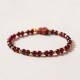 14K Gold Garnet Cinnabar Calm Bracelet 14K Gold Garnet Cinnabar Calm Bracelet