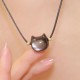 Gold & Silver Sheen Obsidian Lucky Cat Protection Bracelet Gold & Silver Sheen Obsidian Lucky Cat Protection Bracelet