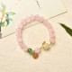 Year of the Rabbit Pink Crystal Bunny Love Bracelet Year of the Rabbit Pink Crystal Bunny Love Bracelet