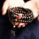 108 Mala Beads Agarwood Red Agate Turquoise Peace Bracelet 108 Mala Beads Agarwood Red Agate Turquoise Peace Bracelet