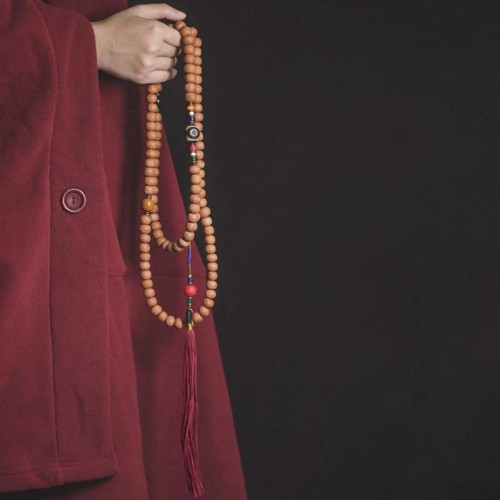 Bodhi Seed Dzi Bead Peace Tassel Bracelet Bodhi Seed Dzi Bead Peace Tassel Bracelet