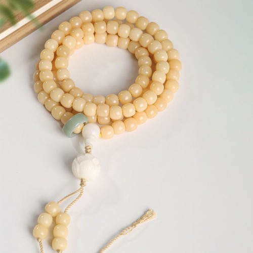 Bodhi Seed Lotus Dzi Bead Peace Harmony Bracelet Bodhi Seed Lotus Dzi Bead Peace Harmony Bracelet