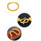 24K Gold Plated Double-Headed Dragon Protection Bracelet 24K Gold Plated Double-Headed Dragon Protection Bracelet