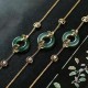 Cyan Jade Koi Fish Healing Bracelet