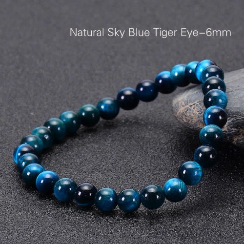 Blue Tiger Eye Protection Bracelet Blue Tiger Eye Protection Bracelet