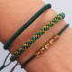 Tibetan Copper Beads Healing Luck Bracelet Set