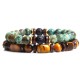 Healing Crystal Tiger Eye Bead Bracelet Healing Crystal Tiger Eye Bead Bracelet