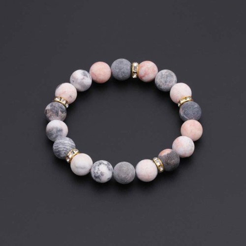 Zebra Jasper Stress Healing Bracelet Zebra Jasper Stress Healing Bracelet