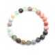 108 Mala Beads Fluorite Black Glitter Stone Protection Bracelet
