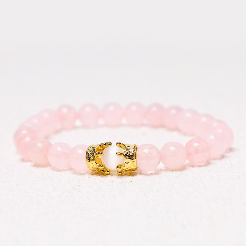 King & Queen Crown Healing Couple Bracelet King & Queen Crown Healing Couple Bracelet