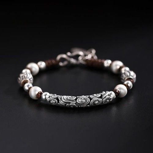Tibetan Copper 999 Silver Auspicious Cloud Wealth Bracelet Tibetan Copper 999 Silver Auspicious Cloud Wealth Bracelet