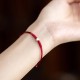 925 Silver Luck Bead Red String Braided Bracelet 925 Silver Luck Bead Red String Braided Bracelet