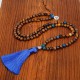 108 Mala Beads Tiger Eye Buddha Strength Necklace 108 Mala Beads Tiger Eye Buddha Strength Necklace