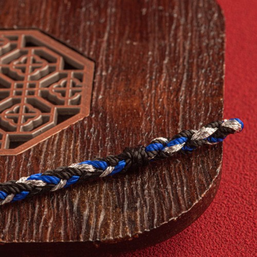 "May Prosperity Fill Your Life" Lucky Multicolored Bracelet "May Prosperity Fill Your Life" Lucky Multicolored Bracelet