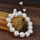 Tibetan Om Mani Padme Hum Alloy Beads Bracelet