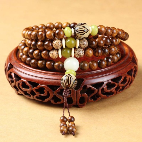 Tibetan Rosewood Protection Mala Bracelet Tibetan Rosewood Protection Mala Bracelet