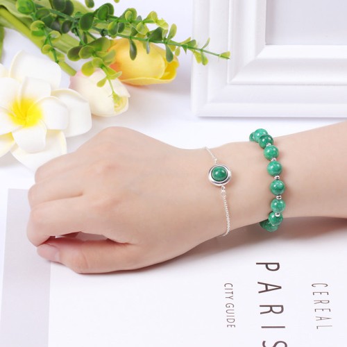Sun Stone Strawberry Quartz Crystal Bracelet Sun Stone Strawberry Quartz Crystal Bracelet
