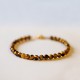 14K Gold Plated Tiger Eye Courage Protection Bracelet 14K Gold Plated Tiger Eye Courage Protection Bracelet