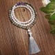 108 Beads White Agate Amethyst Protection Bracelet 108 Beads White Agate Amethyst Protection Bracelet