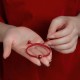 Lucky Cinnabar Bead Red String Bracelet
