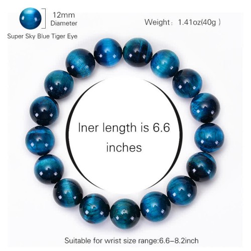 Blue Tiger Eye Protection Bracelet Blue Tiger Eye Protection Bracelet