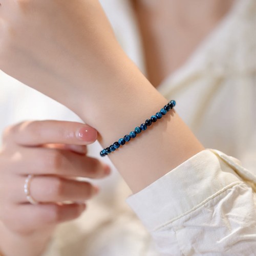 Natural Blue Tiger Eye Protection Bracelet