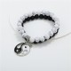 2pcs Black Onyx White Turquoise Yin Yang Bracelet 2pcs Black Onyx White Turquoise Yin Yang Bracelet