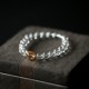 Black Obsidian White Crystal Dragon Strength Bracelet Black Obsidian White Crystal Dragon Strength Bracelet