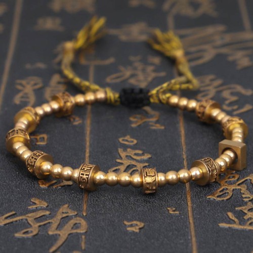 Tibetan Curse Six True Words Wealth Bracelet Tibetan Curse Six True Words Wealth Bracelet