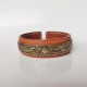Om Mani Padme Hum Dragon Phoenix Copper Leather Cuff Bracelet Om Mani Padme Hum Dragon Phoenix Copper Leather Cuff Bracelet