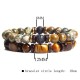 Healing Crystal Tiger Eye Bead Bracelet Healing Crystal Tiger Eye Bead Bracelet