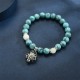 Turquoise Glowstone Lotus Protection Bracelet Turquoise Glowstone Lotus Protection Bracelet