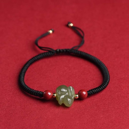 Rabbit Hetian Jade Bunny Abundance Bracelet Rabbit Hetian Jade Bunny Abundance Bracelet
