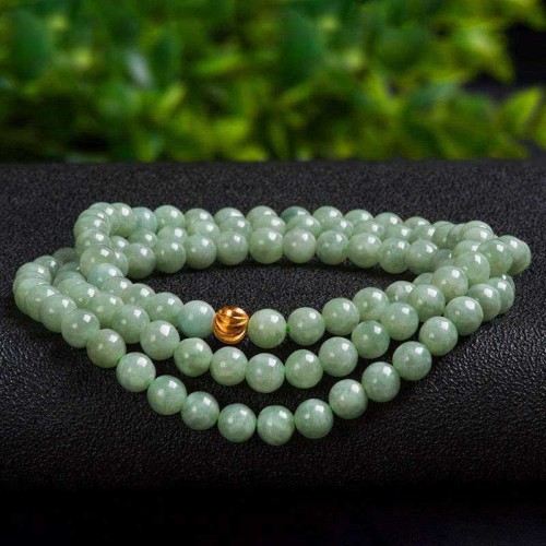 108 Beads Jade Luck Mala Bracelet 108 Beads Jade Luck Mala Bracelet