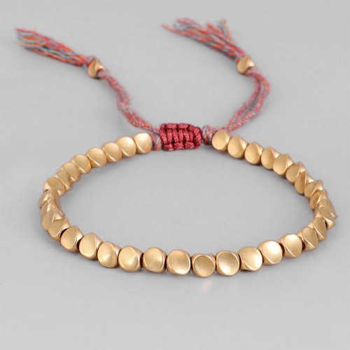 Tibetan Copper Beads Healing Luck Bracelet Tibetan Copper Beads Healing Luck Bracelet
