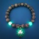 Turquoise Glowstone Lotus Protection Bracelet Turquoise Glowstone Lotus Protection Bracelet